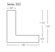 This floater frame features a deep black wood finish with a subtle natural grain for a refined, contemporary look. At 1-1/16 "es deep, it provides a bold floating effect that adds depth and sophistication to modern and minimalist artwork.